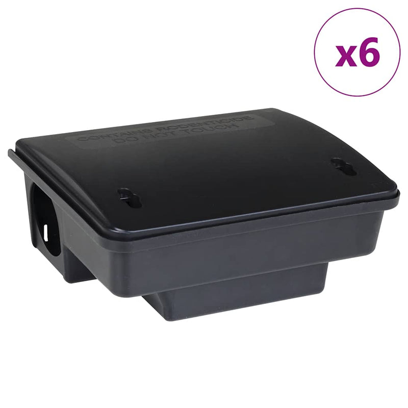 Load image into Gallery viewer, Vidaxl muizenvallen 6 st 23x19x9,5 cm zwart
