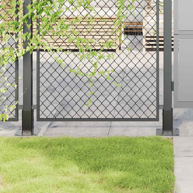 Vidaxl spokkels vierkant 4 st 71x71 mm gepoedercoat staal antraciet