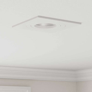 Vidaxl spotje 6 pcs wit 9 x 9 x 2 cm aluminium