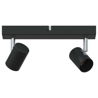 Vidaxl plafondspot met schijnwerpers zwart 26 x 6,5 x 11,5 cm metaal