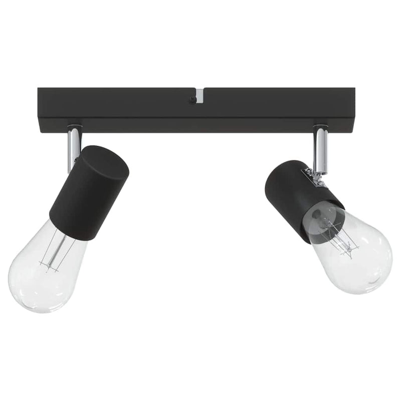Load image into Gallery viewer, Vidaxl plafondspot met schijnwerpers zwart 26 x 6,5 x 11,5 cm metaal
