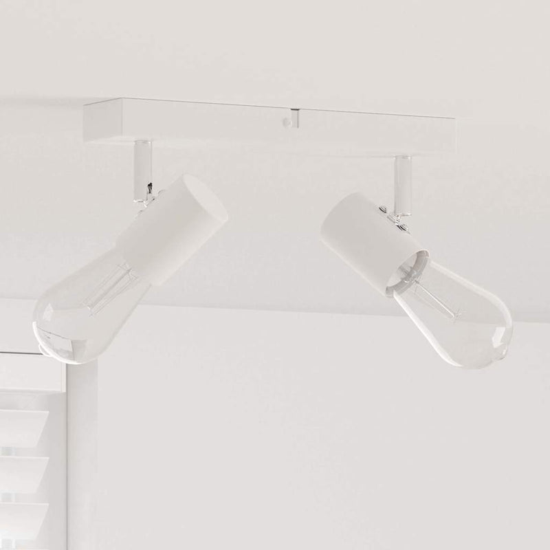 Load image into Gallery viewer, Vidaxl plafondspot met schijnwerpers wit 26 x 6,5 x 11,5 cm metaal
