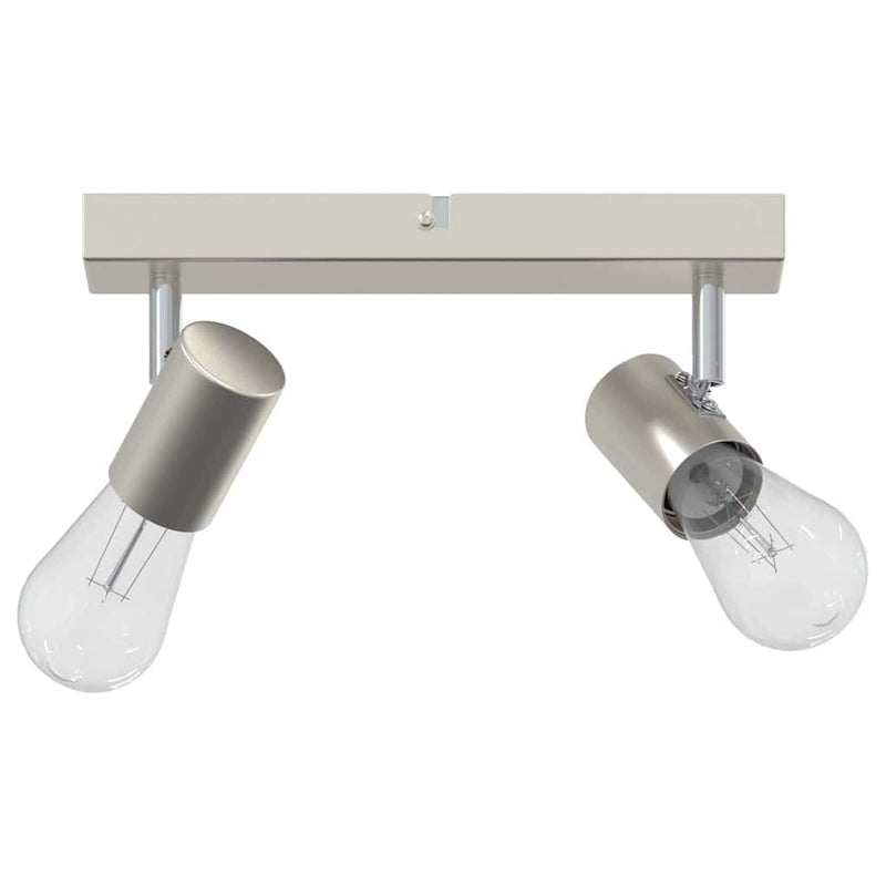 Load image into Gallery viewer, Vidaxl plafondspot met schijnwerpers nikkel 26 x 6,5 x 11,5 cm metaal
