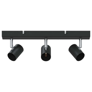 Vidaxl plafondspot met schijnwerpers zwart 38 x 6,5 x 11,5 cm metaal