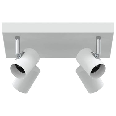 Vidaxl plafondspot met schijnwerpers wit 26,5 x 26 x 11,5 cm metaal