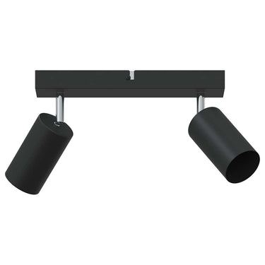 Vidaxl plafondspot met schijnwerpers zwart 26 x 6 x 16 cm metaal