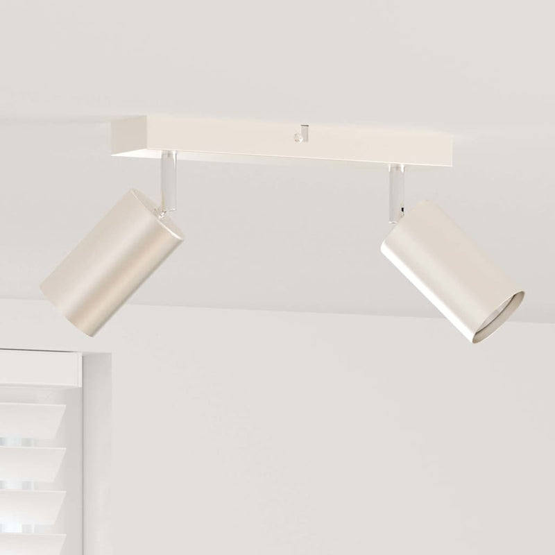 Load image into Gallery viewer, Vidaxl plafondspot met schijnwerpers nikkel 26 x 6 x 16 cm metaal
