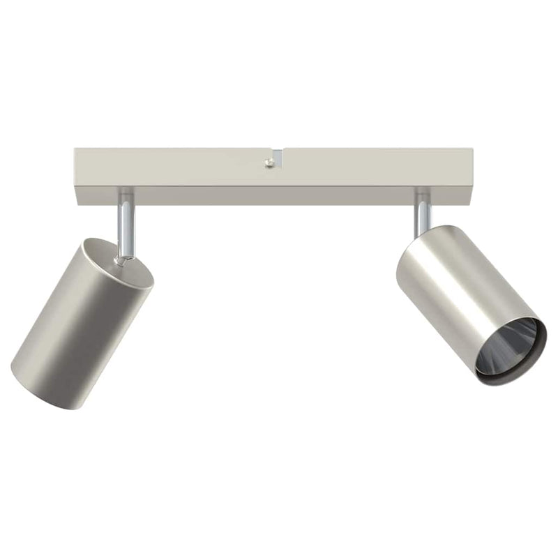 Load image into Gallery viewer, Vidaxl plafondspot met schijnwerpers nikkel 26 x 6 x 16 cm metaal

