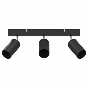 Vidaxl plafondspot met schijnwerpers zwart 38 x 6 x 16 cm metaal