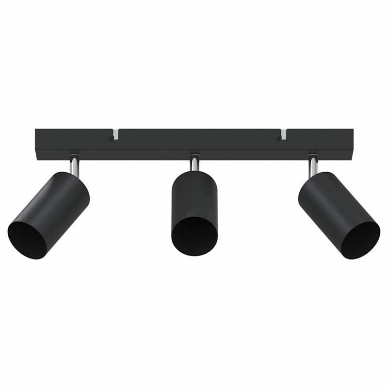 Load image into Gallery viewer, Vidaxl plafondspot met schijnwerpers zwart 38 x 6 x 16 cm metaal
