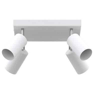 Vidaxl plafondspot met schijnwerpers wit 26 x 26 x 16 cm metaal