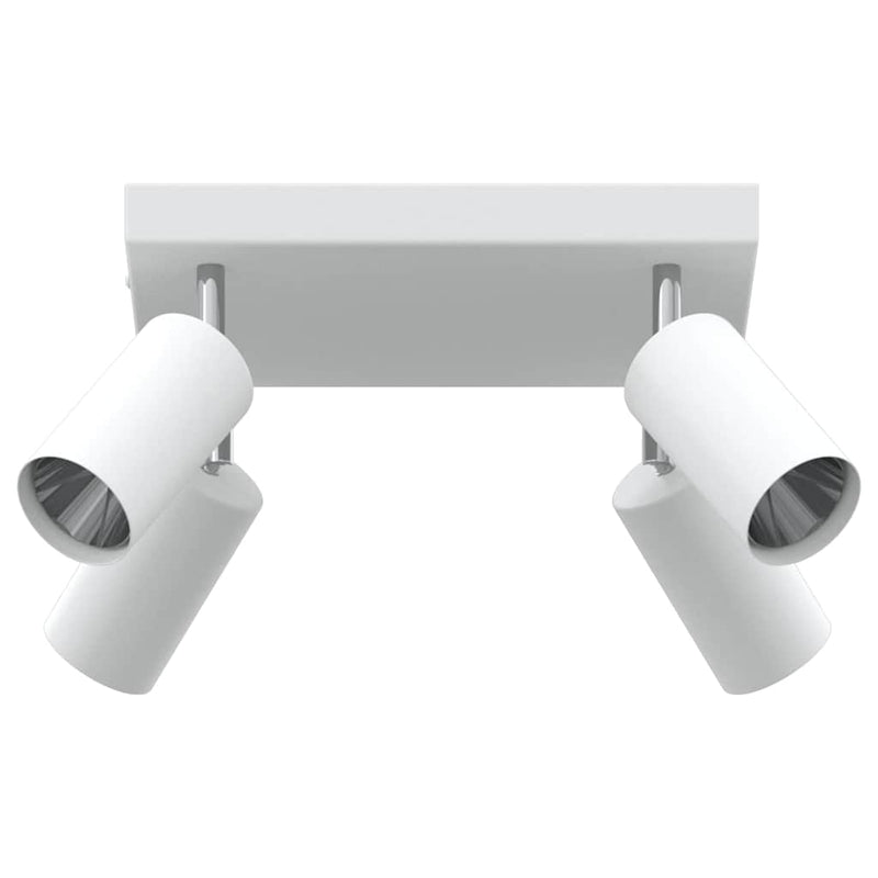Load image into Gallery viewer, Vidaxl plafondspot met schijnwerpers wit 26 x 26 x 16 cm metaal
