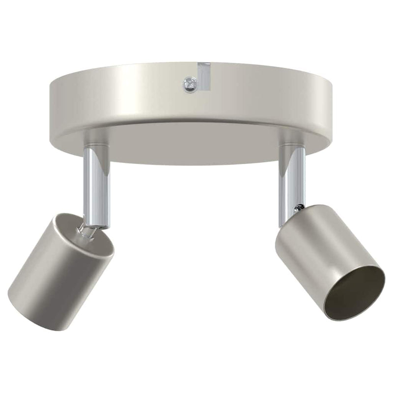 Load image into Gallery viewer, Vidaxl plafondspot met schijnwerpers nikkel 12 x 8 cm staal
