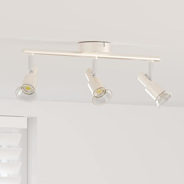 Vidaxl plafondspot met schijnwerpers nikkel 39 x 10,5 x 10,5 cm staal