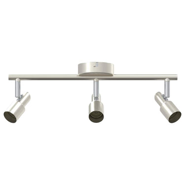 Vidaxl plafondspot met schijnwerpers nikkel 39 x 10,5 x 10,5 cm staal