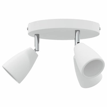 Vidaxl plafondspot met schijnwerpers wit 19 x 19 x 14,5 cm metaal