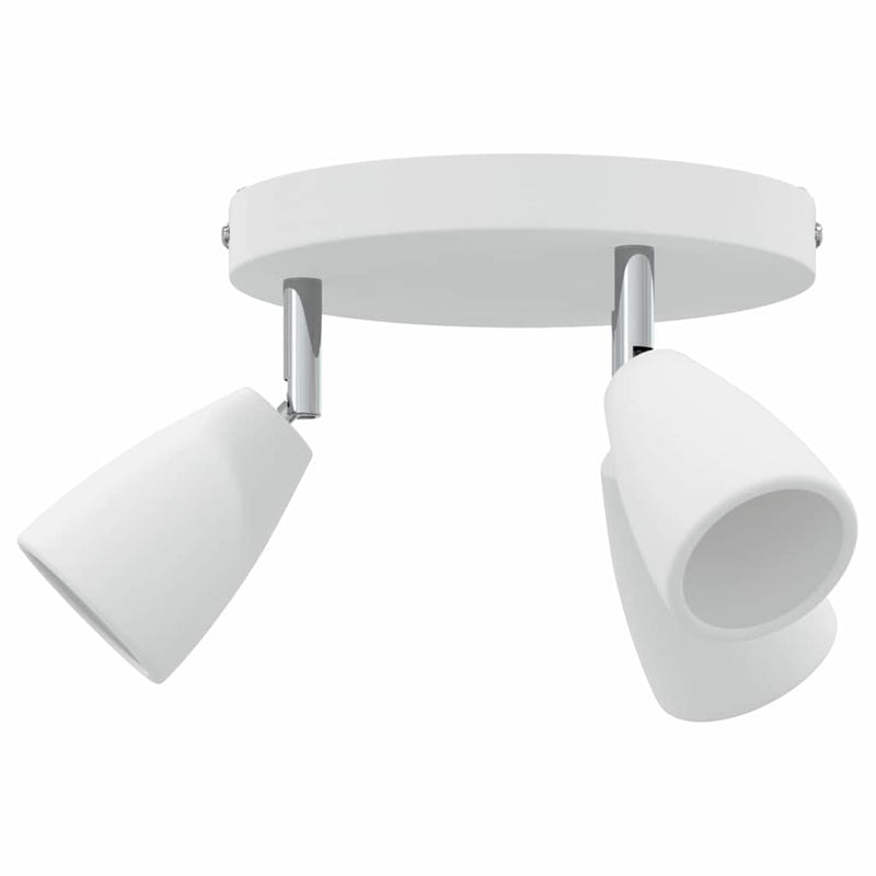 Load image into Gallery viewer, Vidaxl plafondspot met schijnwerpers wit 19 x 19 x 14,5 cm metaal
