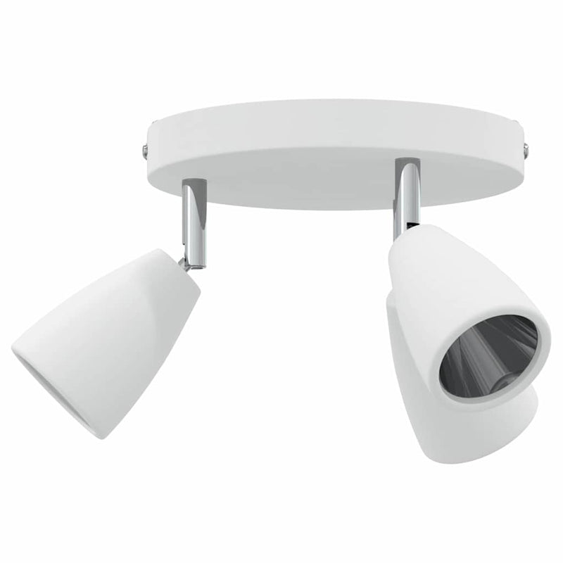 Load image into Gallery viewer, Vidaxl plafondspot met schijnwerpers wit 19 x 19 x 14,5 cm metaal
