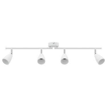 Vidaxl plafondspot met schijnwerpers wit 25.5 x 8 x 16 cm metaal