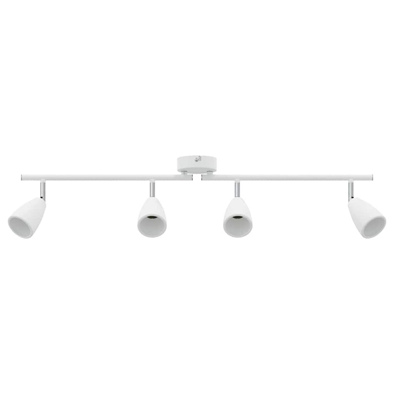Load image into Gallery viewer, Vidaxl plafondspot met schijnwerpers wit 25.5 x 8 x 16 cm metaal
