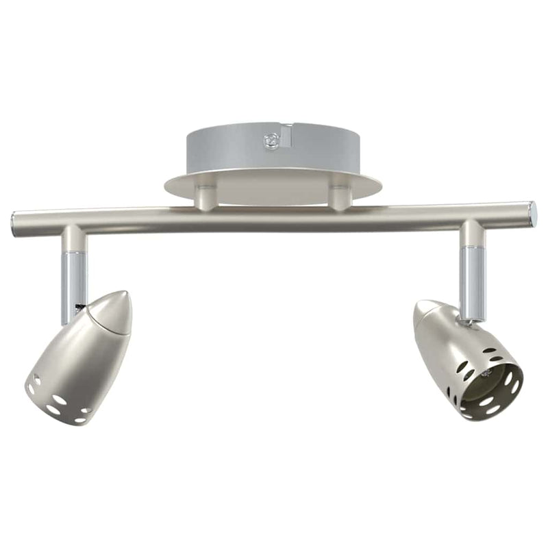 Load image into Gallery viewer, Vidaxl plafondspot met schijnwerpers nikkel 27 x 10 x 12 cm metaal
