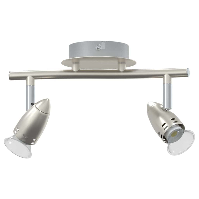 Load image into Gallery viewer, Vidaxl plafondspot met schijnwerpers nikkel 27 x 10 x 12 cm metaal
