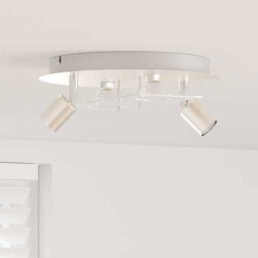 Vidaxl plafondspot nikkel 29 x 29 x 11 cm staal en glas