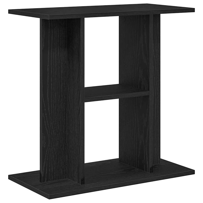 Load image into Gallery viewer, Vidaxl aquariumstandaard zwart eiken 60x30x60 cm bewerkt hout
