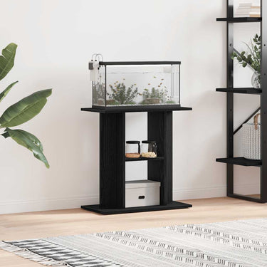 Vidaxl aquariumstandaard zwart eiken 60x30x60 cm bewerkt hout