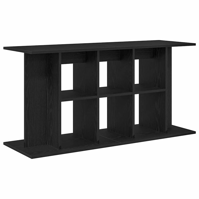 Load image into Gallery viewer, Vidaxl aquariumstandaard zwart eiken 120x40x60 cm bewerkt hout
