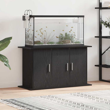 Vidaxl aquariumstandaard zwart eiken 101x41x58 cm bewerkt hout