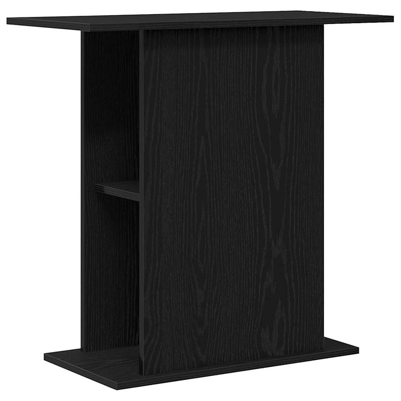 Load image into Gallery viewer, Vidaxl aquariumstandaard zwart eiken 75x36x72,5 cm bewerkt hout
