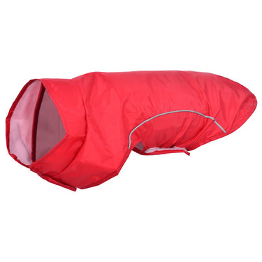 Vidaxl hondenregenjas met reflecterende strips polyester rood xxs