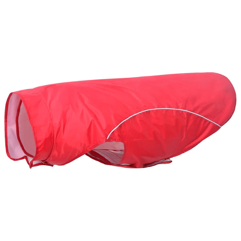 Load image into Gallery viewer, Vidaxl hondenregenjas met reflecterende strips polyester rood 3xl
