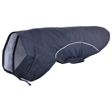 Vidaxl hondenregenjas met reflecterende strips polyester marineblauw m