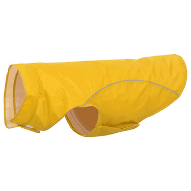 Vidaxl hondenregenjas met reflecterende strips polyester geel 4xl
