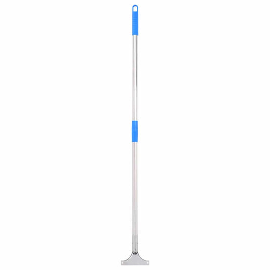 Vidaxl vloerwisser 60x122,5 cm staal en rubber