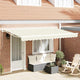 Vidaxl vervangingsdoek voor zonnescherm crème 380 x 195 cm polyester