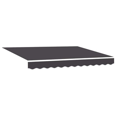 Vidaxl vervangingsdoek voor zonnescherm antraciet 235 x 195 cm