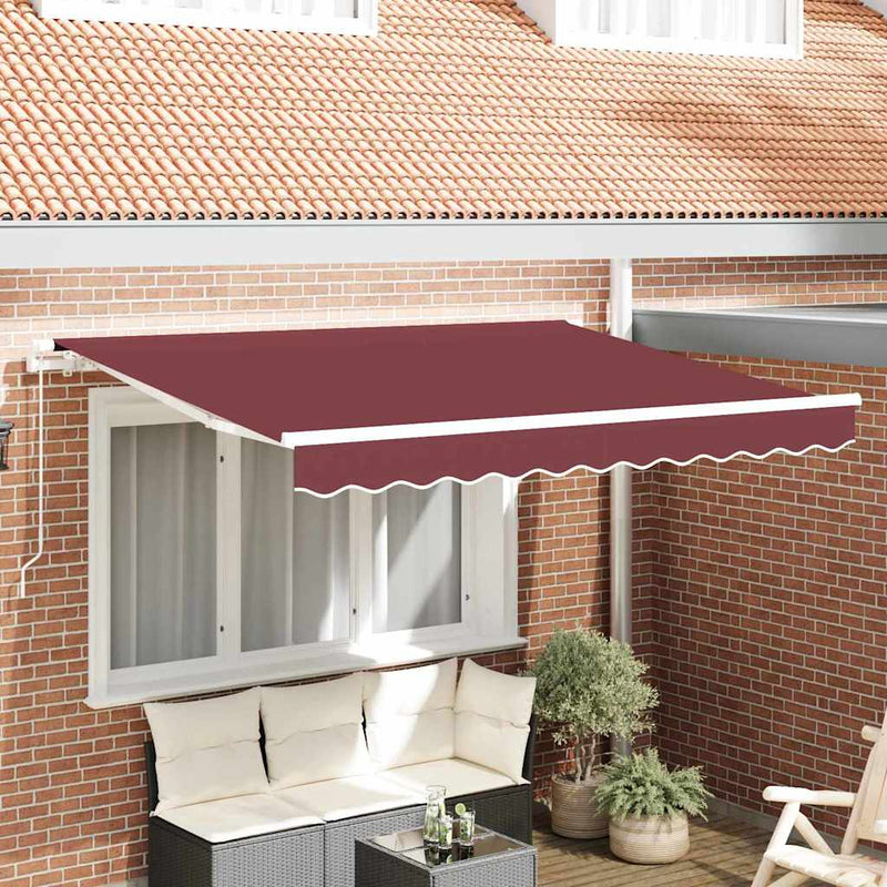Load image into Gallery viewer, Vidaxl vervangingsdoek voor zonnescherm bordeauxrood 330 x 195 cm
