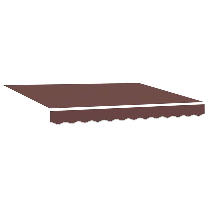 Load image into Gallery viewer, Vidaxl vervangingsdoek voor zonnescherm bruin 330 x 195 cm polyester
