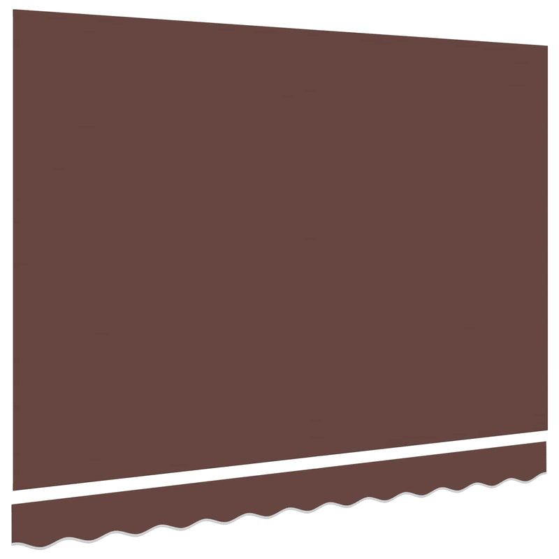 Load image into Gallery viewer, Vidaxl vervangend zonneschermdoek voor 3,5x2 m bruin polyester
