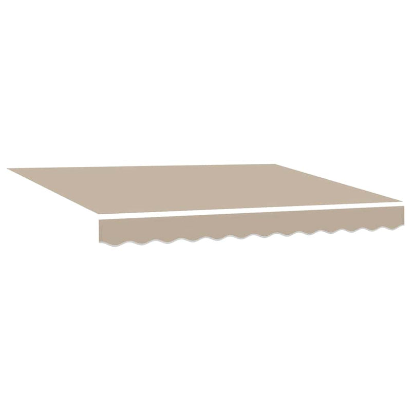Load image into Gallery viewer, Vidaxl vervangingsdoek voor zonnescherm beige 280 x 245 cm polyester
