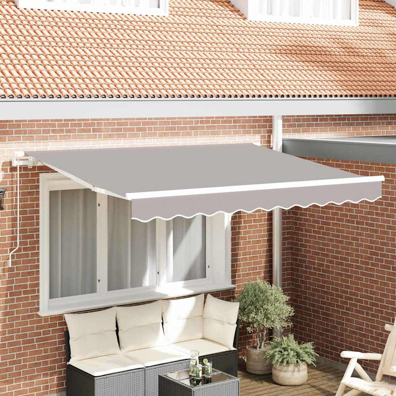 Load image into Gallery viewer, Vidaxl vervangingsdoek voor zonnescherm lichtgrijs 330 x 245 cm
