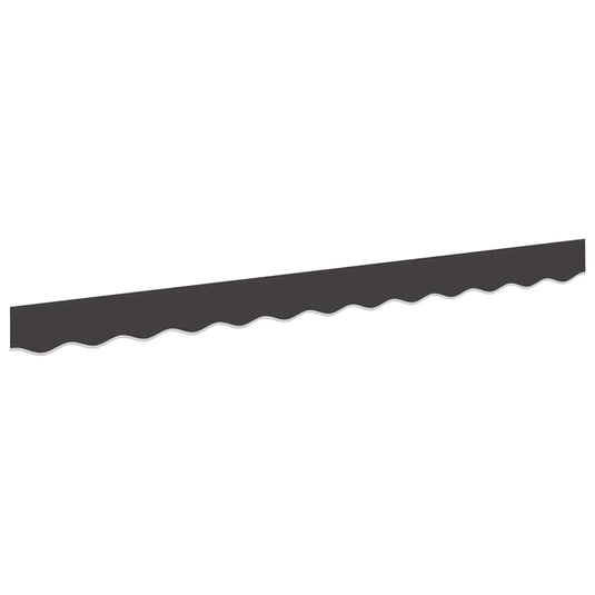 Vidaxl markies valance antraciet 580 x 20 cm canvas
