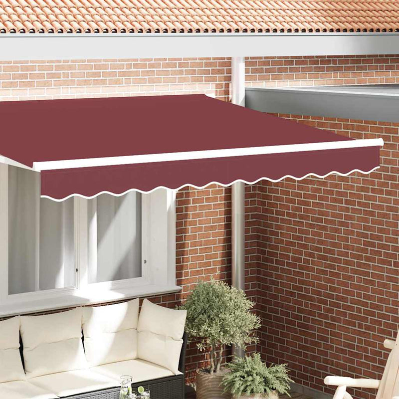 Load image into Gallery viewer, Vidaxl markies valance bordeauxrood 580 x 20 cm canvas
