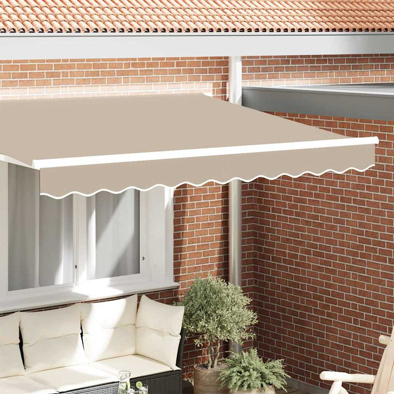 Load image into Gallery viewer, Vidaxl markies valance beige 580 x 20 cm canvas
