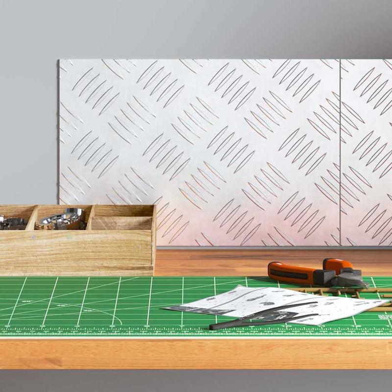 Load image into Gallery viewer, Vidaxl trap tread rechthoekig 2 pcs zilver 30 x 20 cm aluminium
