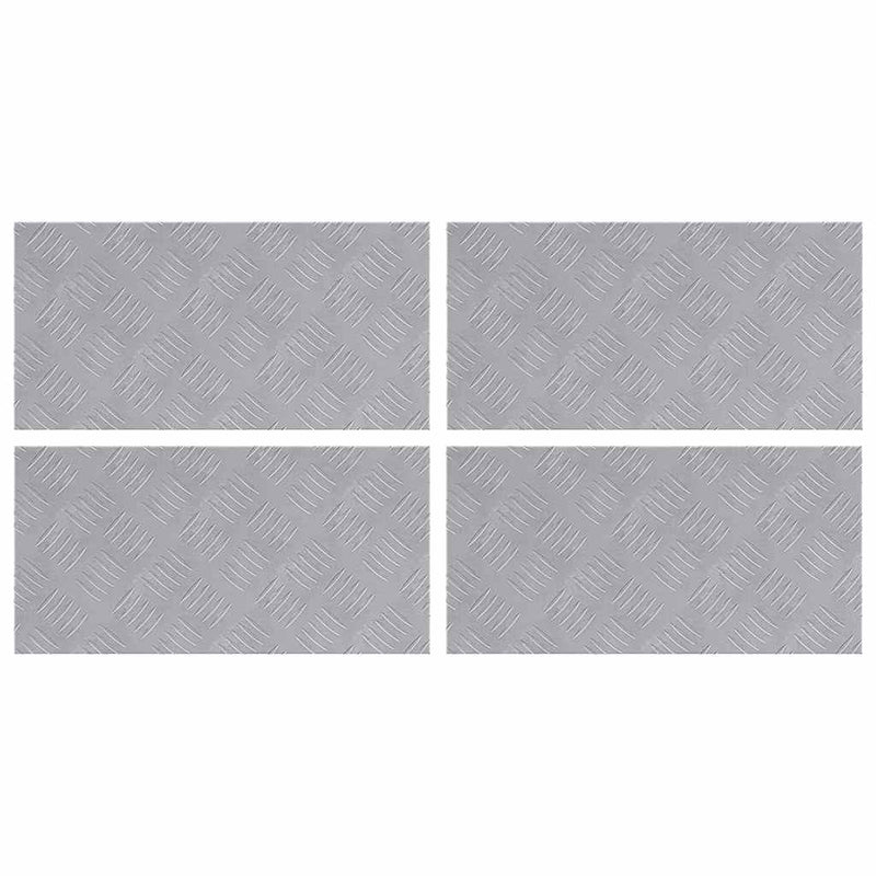 Load image into Gallery viewer, Vidaxl trap tread rechthoekig 4 pcs zilver 50 x 25 cm aluminium
