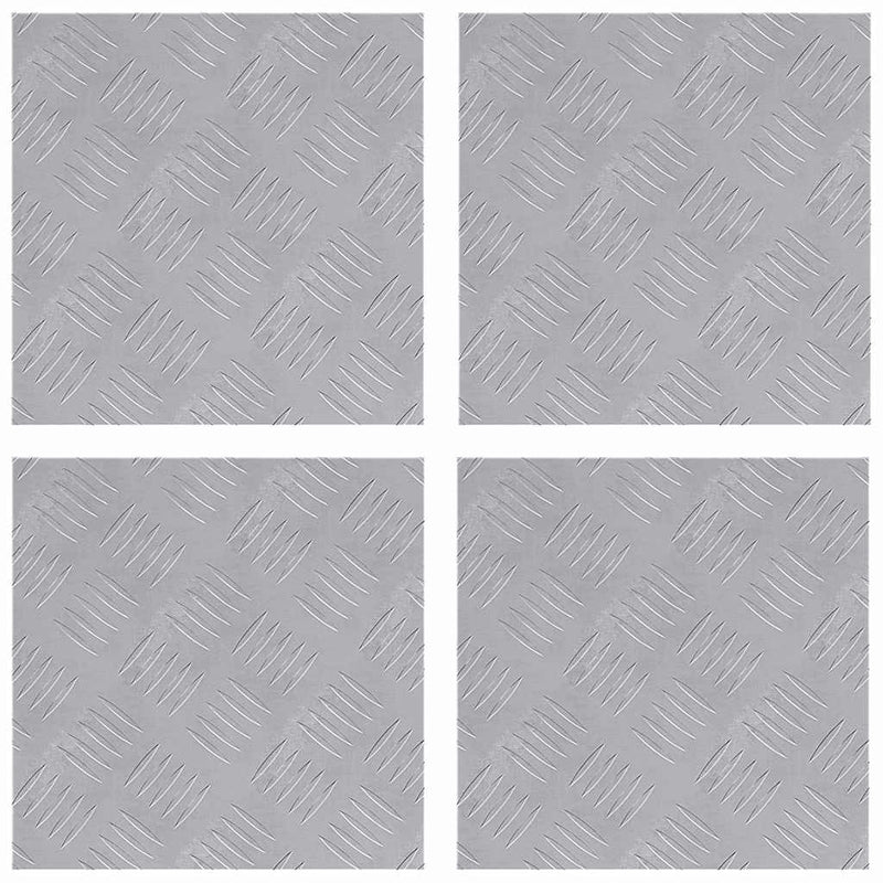 Load image into Gallery viewer, Vidaxl trap tread vierkant 4 pcs zilver 30 x 30 cm aluminium
